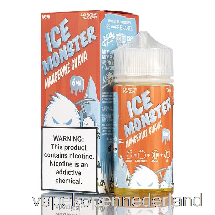 Elektronische Sigaret Vape Ijs Mangerine Guave - Ijsmonster - 100ml 0mg